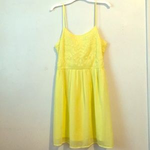 Yellow Strap Dress